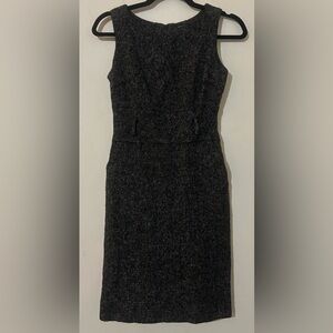 Banana Republic 40% Wool Charcoal Mini Dress